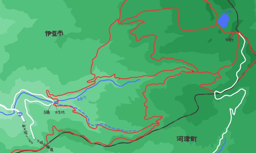 狩野川の水源地 別流路 らっかせいブログ